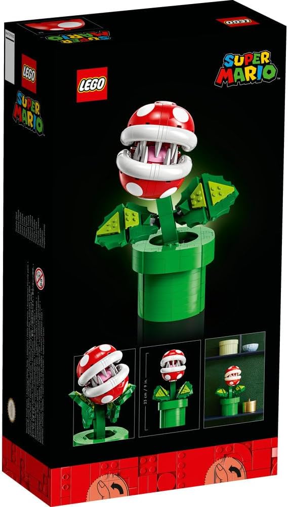 LEGO Super Mario Piranha Plant, Build and Display Super Mario Brothers Collectible for Adults and Teens, Authentically Detailed Posable Figure, Birthday Gift for Gamers and Fans, 71426