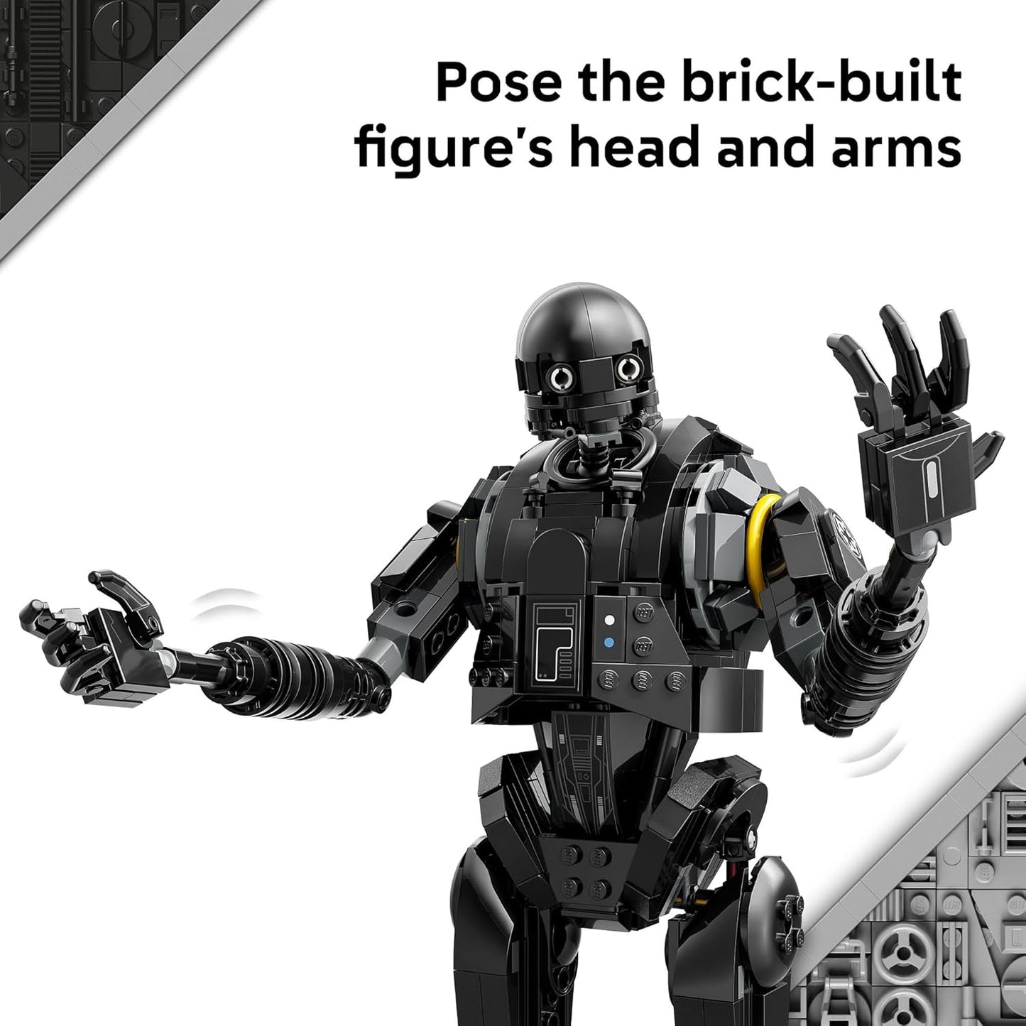 LEGO Star Wars: Andor K-2SO Security Droid - Building Toy for Kids, Ages 10+ - Makes a Great Gift for Boys and Girls - Model Kit and Room Decor Idea for Sci-Fi Adventure Fans - 75434