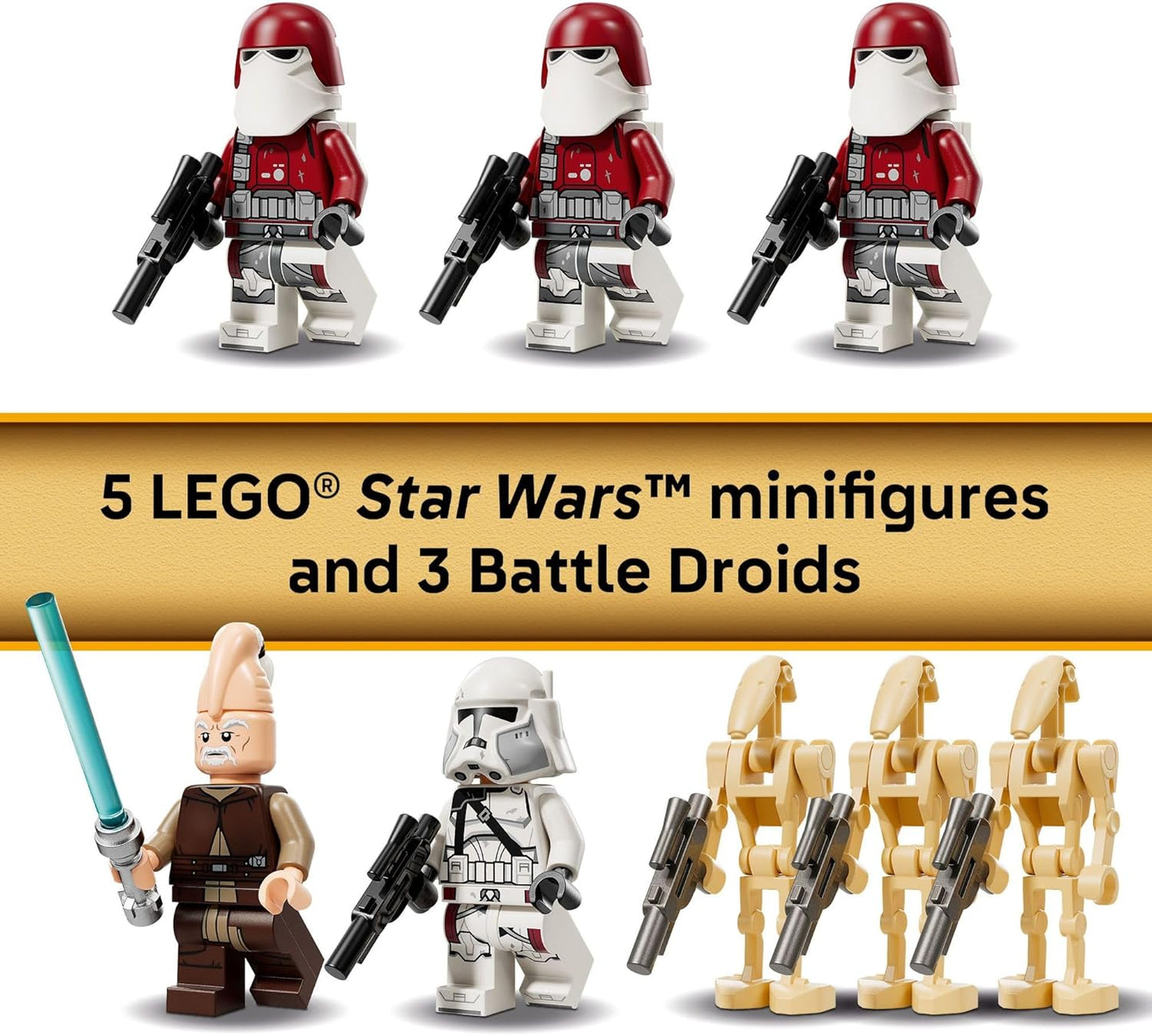 LEGO Star Wars: The Clone Wars Republic Juggernaut Building Toy for Kids - Pretend Play Set W 8/ Toy Figures - Collectible Model Kit for Boys & Girls, Ages 9+ - Gift Idea for Birthdays - 75413
