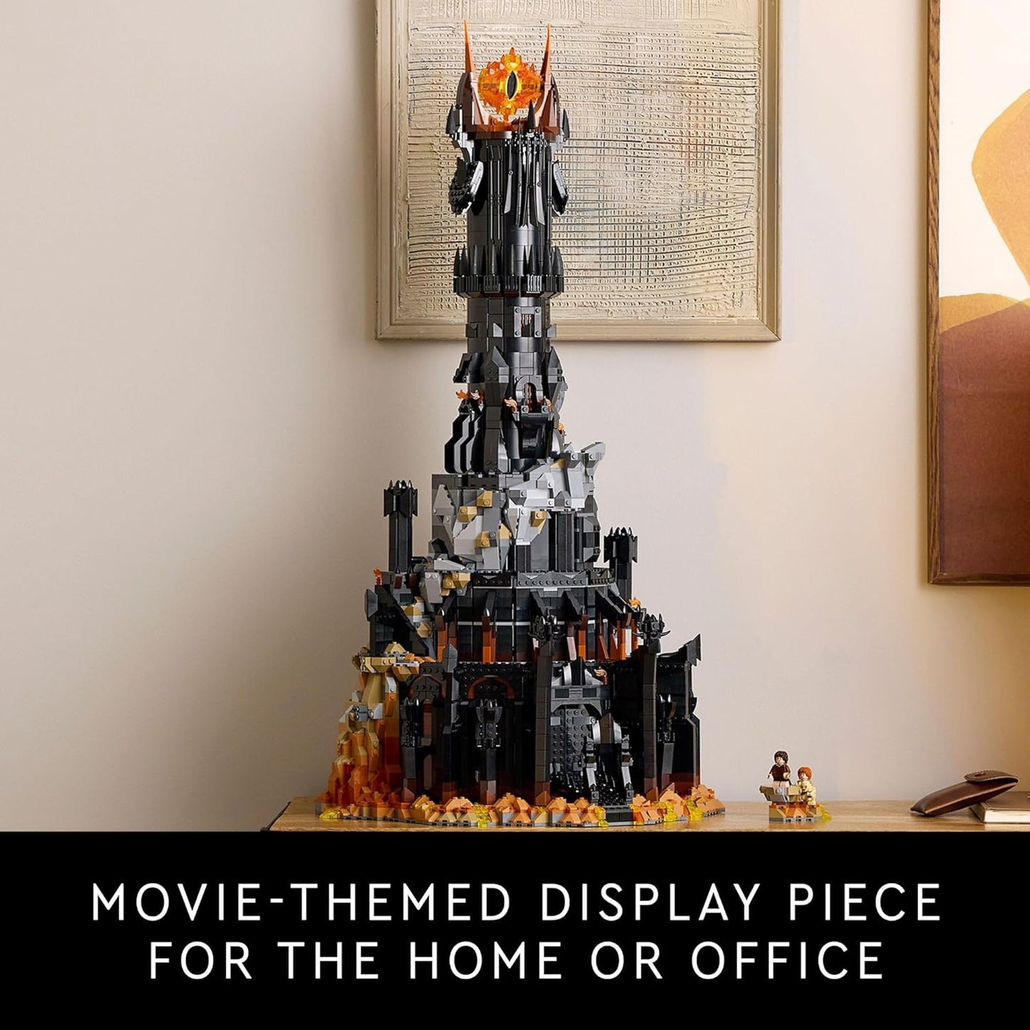 LEGO Icons Lord of The Rings Barad-dûr Building Set for Adults - Lord of The Rings Collectible for Fans - Includes 6 Minifigures - Gift for Men and Women - 10333