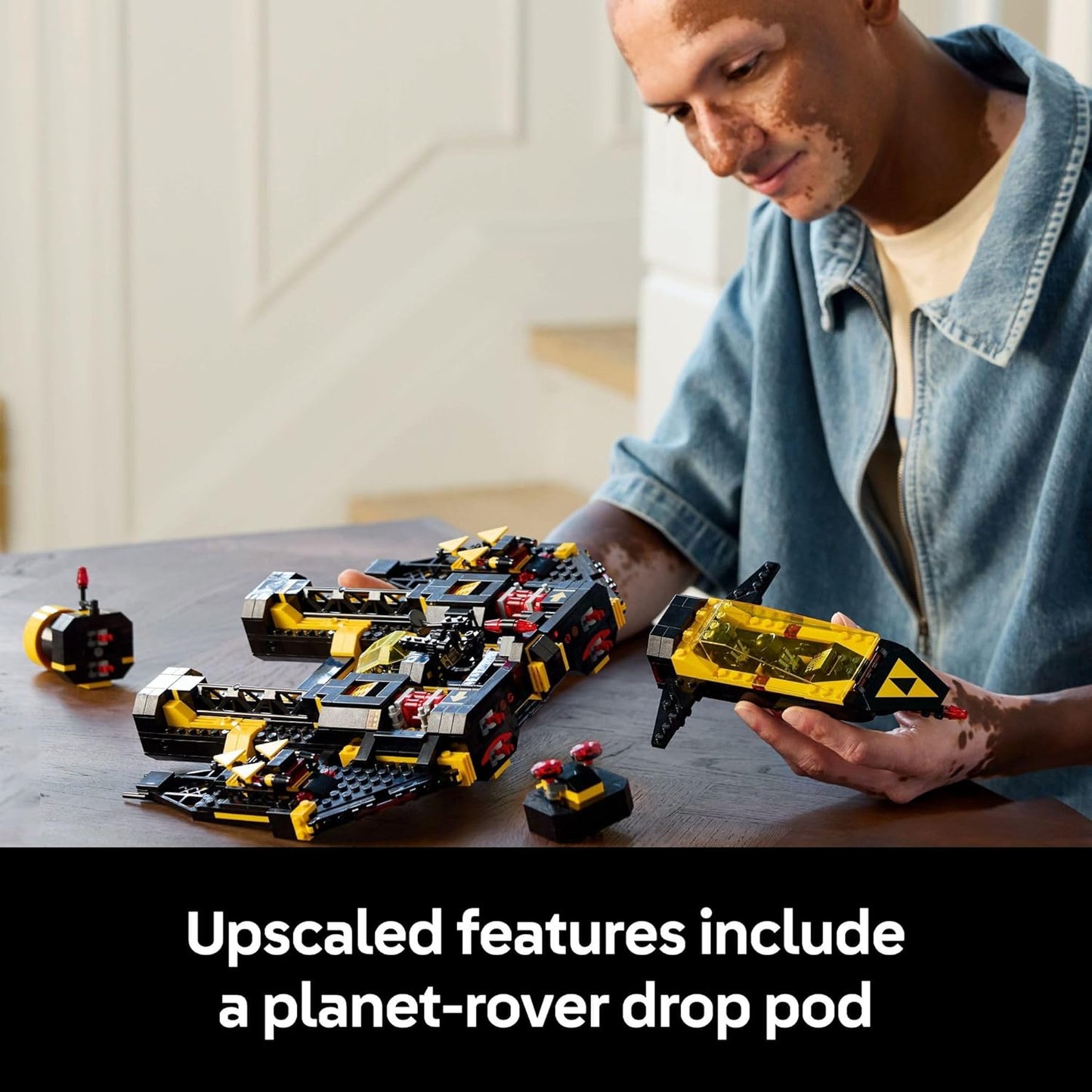 LEGO Icons Blacktron Renegade - DIY Kit for Adults 18+ - Building Blocks for Men and Women - Collectible Set for Adult Fans - Creative Gift Idea for Birthdays - 10355