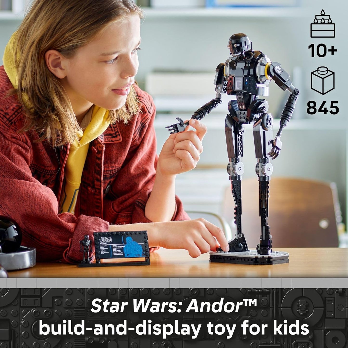 LEGO Star Wars: Andor K-2SO Security Droid - Building Toy for Kids, Ages 10+ - Makes a Great Gift for Boys and Girls - Model Kit and Room Decor Idea for Sci-Fi Adventure Fans - 75434