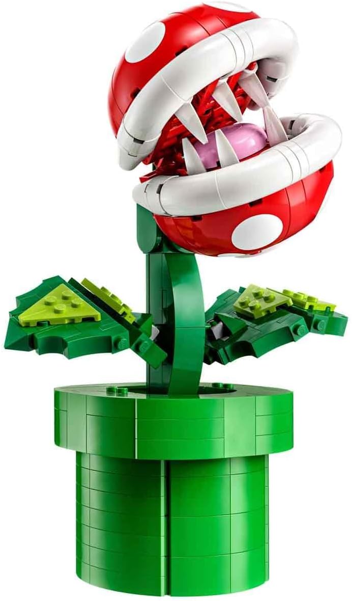 LEGO Super Mario Piranha Plant, Build and Display Super Mario Brothers Collectible for Adults and Teens, Authentically Detailed Posable Figure, Birthday Gift for Gamers and Fans, 71426