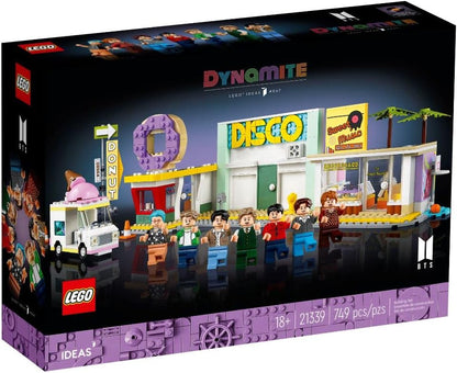 LEGO Ideas BTS Dynamite 21339 Model Kit for Adults, Gift Idea for BTS Fun with 7 Minifigures of The Famous K-pop Band, Features RM, Jin, SUGA, j-Hope, Jimin, V and Jung Kook