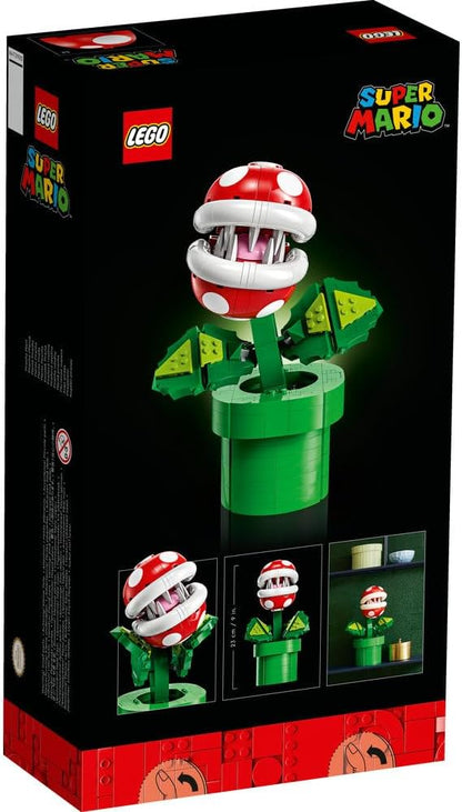 LEGO Super Mario Piranha Plant, Build and Display Super Mario Brothers Collectible for Adults and Teens, Authentically Detailed Posable Figure, Birthday Gift for Gamers and Fans, 71426