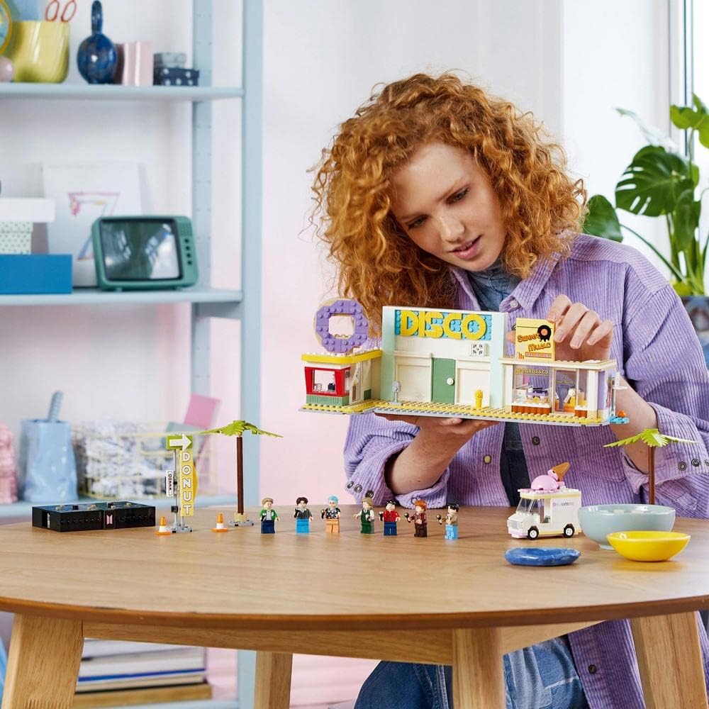 LEGO Ideas BTS Dynamite 21339 Model Kit for Adults, Gift Idea for BTS Fun with 7 Minifigures of The Famous K-pop Band, Features RM, Jin, SUGA, j-Hope, Jimin, V and Jung Kook
