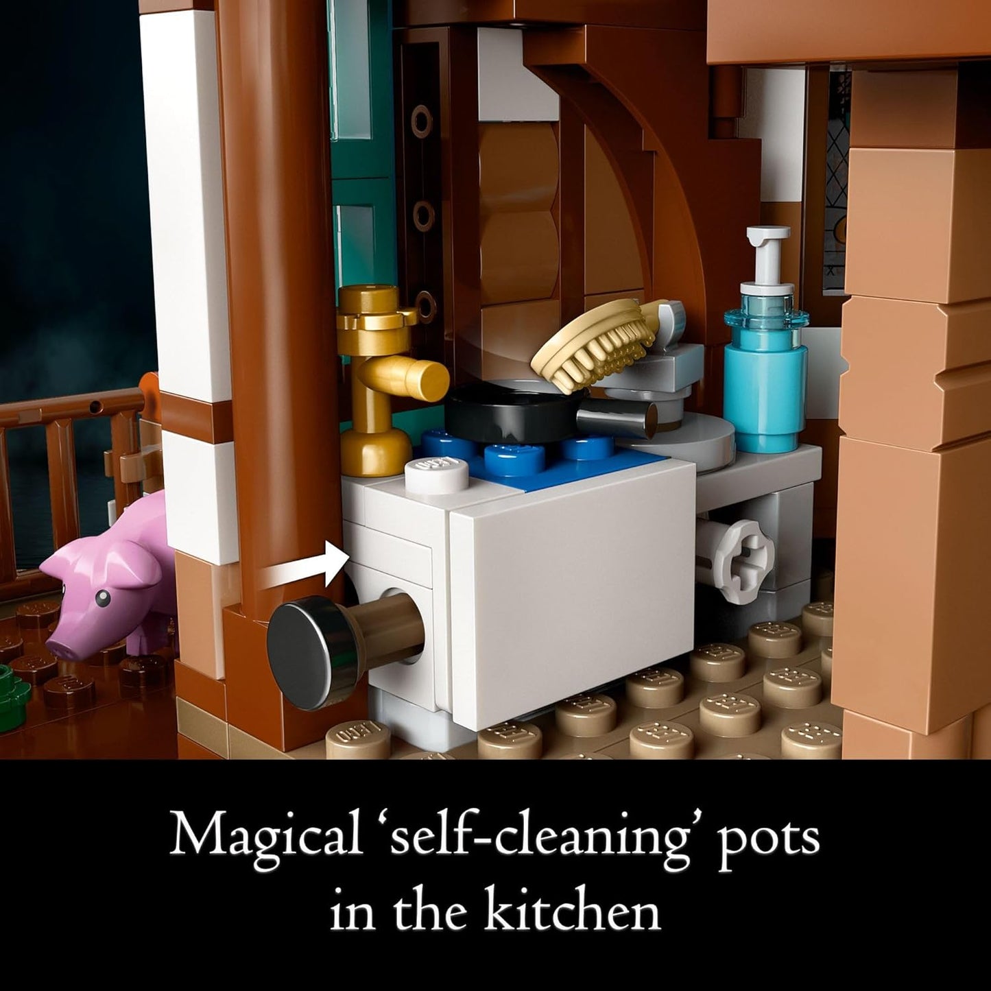 LEGO Harry Potter The Burrow Building Sets for Adults - Collectible Harry Potter Weasley House Kits with 10 Minifigures - Gifts for Men and Women, Fans - 76437