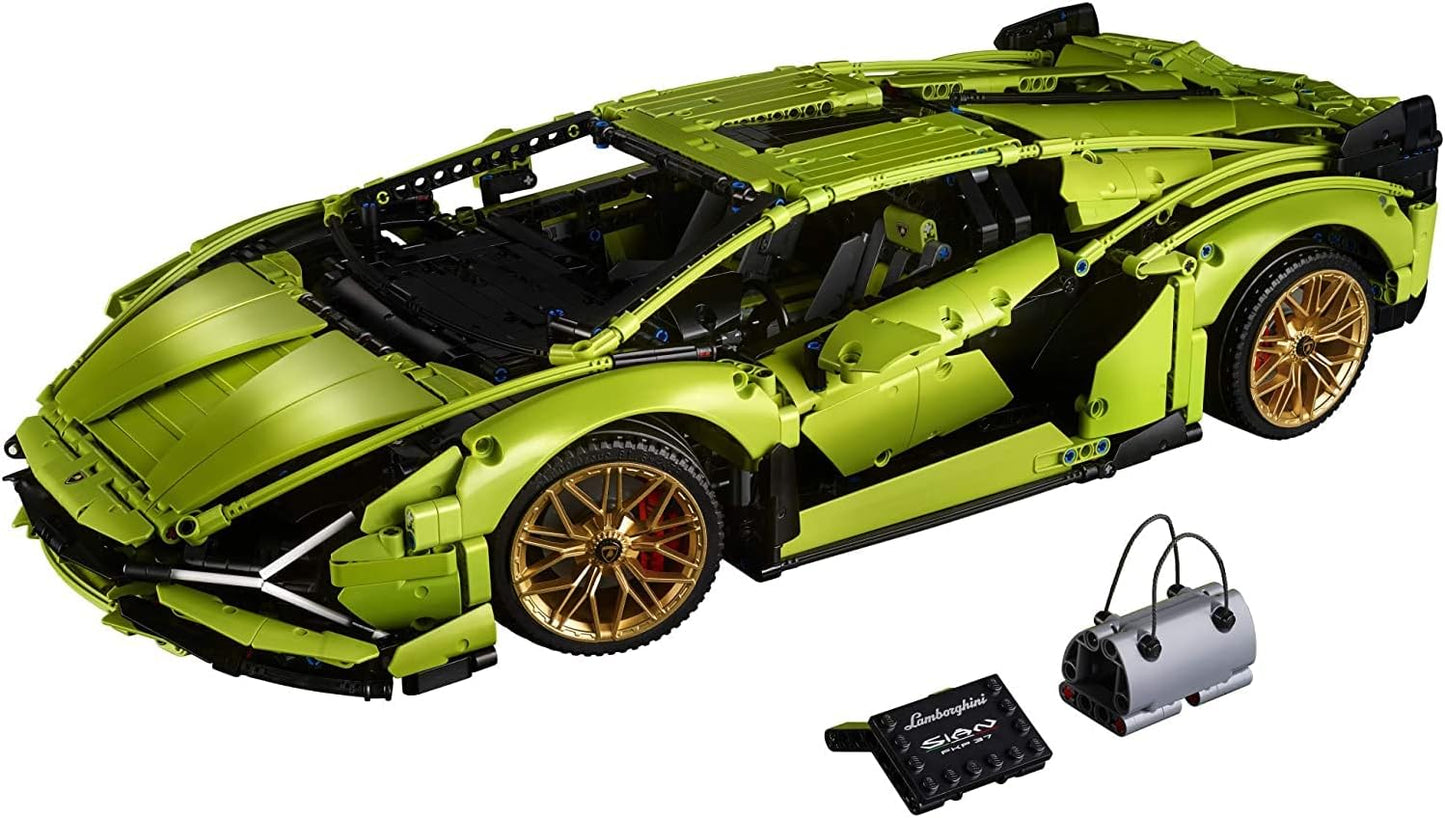 LEGO Technic Lamborghini Sián FKP 37 42115 Building Set - Classic Super Car Model Kit, Exotic Eye-Catching Display, Home or Office Décor, Ideal for Adults or Car Enthusiasts