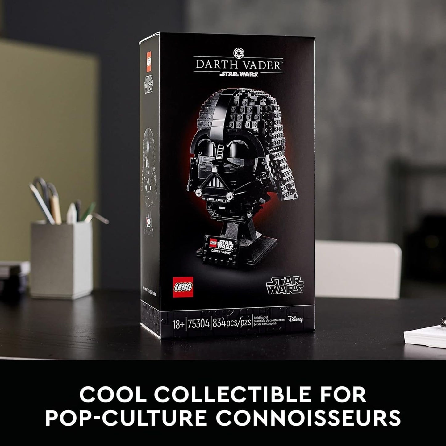 LEGO Star Wars Darth Vader Helmet Building Set, Mask Model Kit for Adults to Build and Display, Collectible Star Wars Home Décor, Gift Idea for Classic Star Wars Fans, 75304
