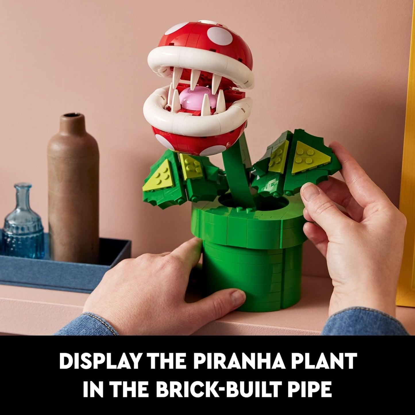 LEGO Super Mario Piranha Plant, Build and Display Super Mario Brothers Collectible for Adults and Teens, Authentically Detailed Posable Figure, Birthday Gift for Gamers and Fans, 71426