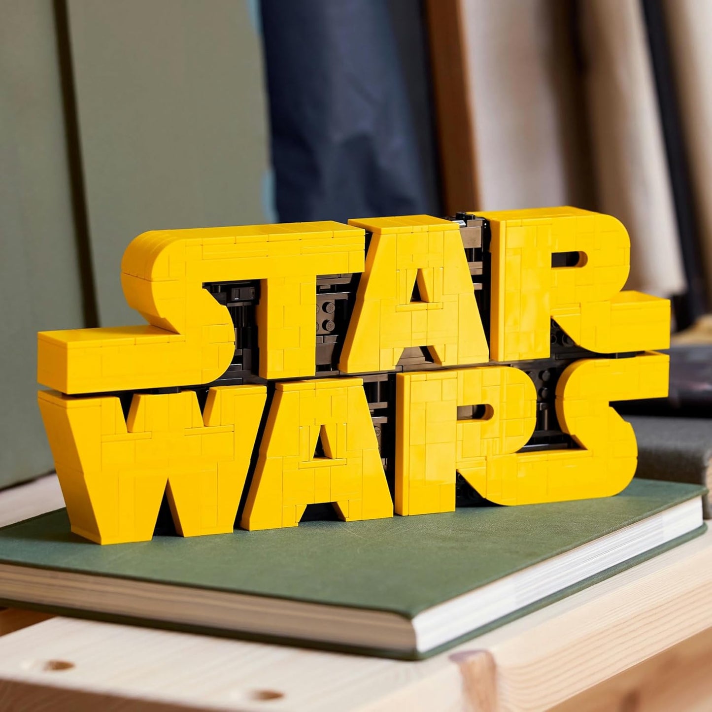 LEGO Star Wars Brick-Built Star Wars Logo - Building Blocks for Adults 18+ - Gift Idea for Birthdays - Collectible DIY Model Kit - Home Decor Idea for Fans of The Movie Series - 75407