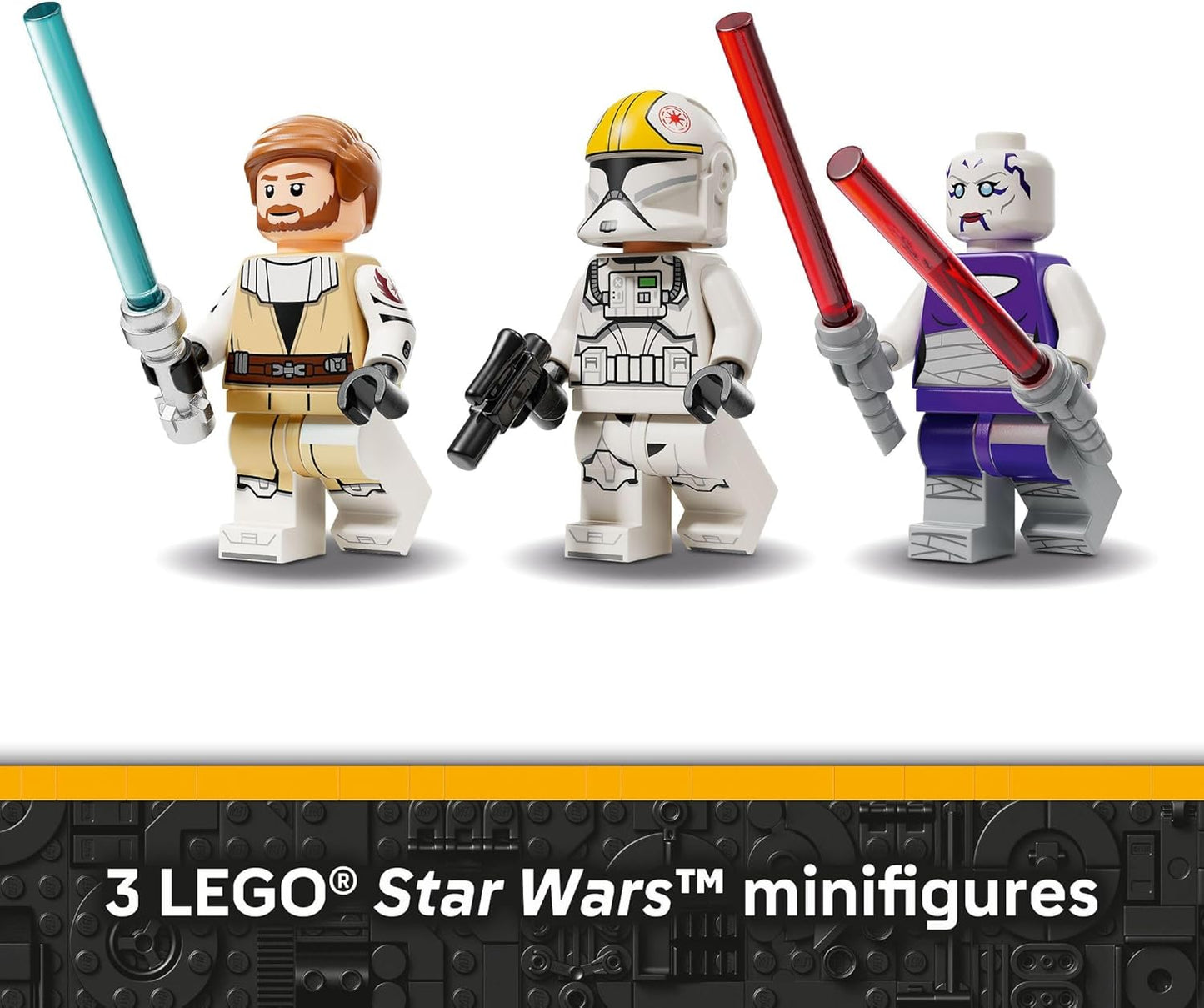 LEGO Star Wars: The Clone Wars V-19 Torrent Starfighter Building Toy - Pretend Play Set for Boys & Girls, Ages 9+ - Starship Model Kit W/ 3 Minifigures - Gift Idea for Birthdays - 75432