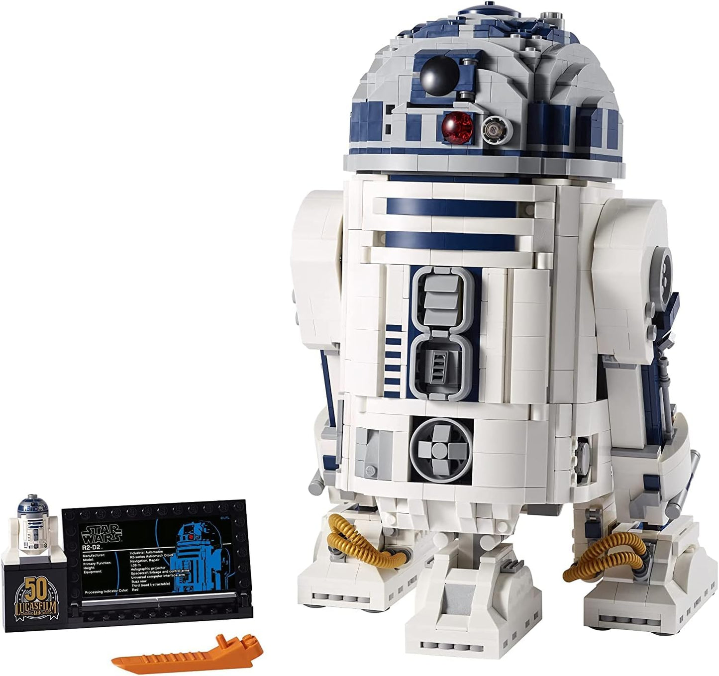 LEGO Star Wars R2-D2 Building Set - Collectible Toy for Adults, Ages 18+ - Display for Room or Office Desk - Info Plaque Included - Gift Idea for Fans - 75308