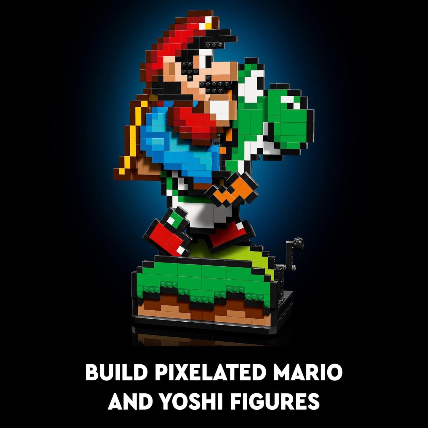 LEGO Super Mario World: Mario & Yoshi Building Set for Adults, Ages 18+ - Gift for Men & Women - Home Office or Room Decor for Fans - 71438
