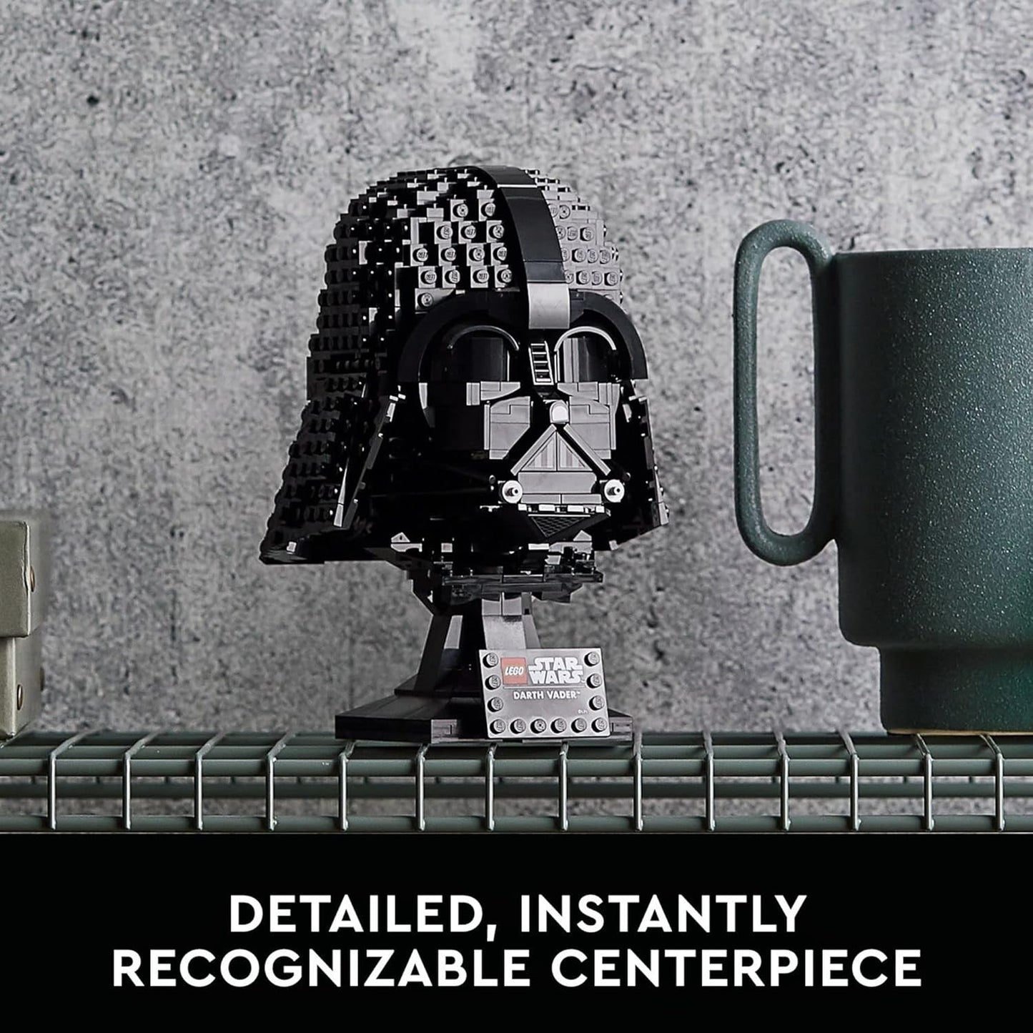 LEGO Star Wars Darth Vader Helmet Building Set, Mask Model Kit for Adults to Build and Display, Collectible Star Wars Home Décor, Gift Idea for Classic Star Wars Fans, 75304