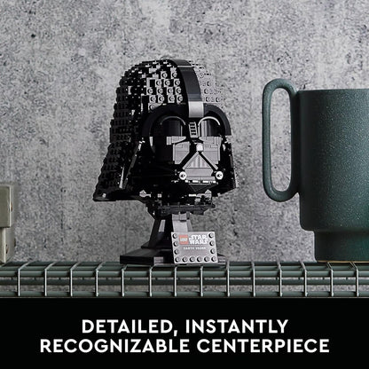 LEGO Star Wars Darth Vader Helmet Building Set, Mask Model Kit for Adults to Build and Display, Collectible Star Wars Home Décor, Gift Idea for Classic Star Wars Fans, 75304