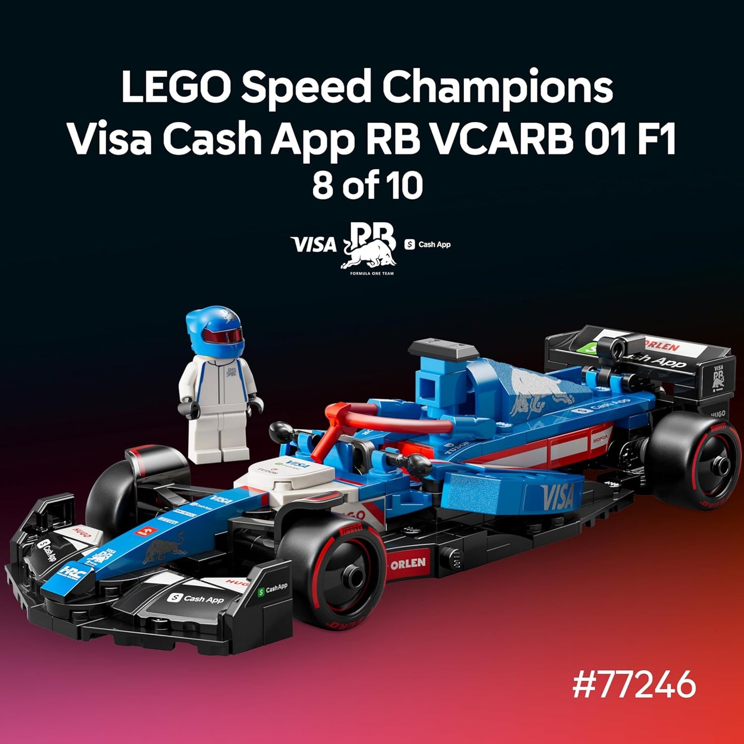 LEGO Speed Champions Ultimate Formula 1 Collector's Pack - Contains 10 Sets in 1 - Includes Exclusive Poster - Collectible F1 Model Car Kit - Exciting Gift for Adults and Racing Enthusiasts - 66802