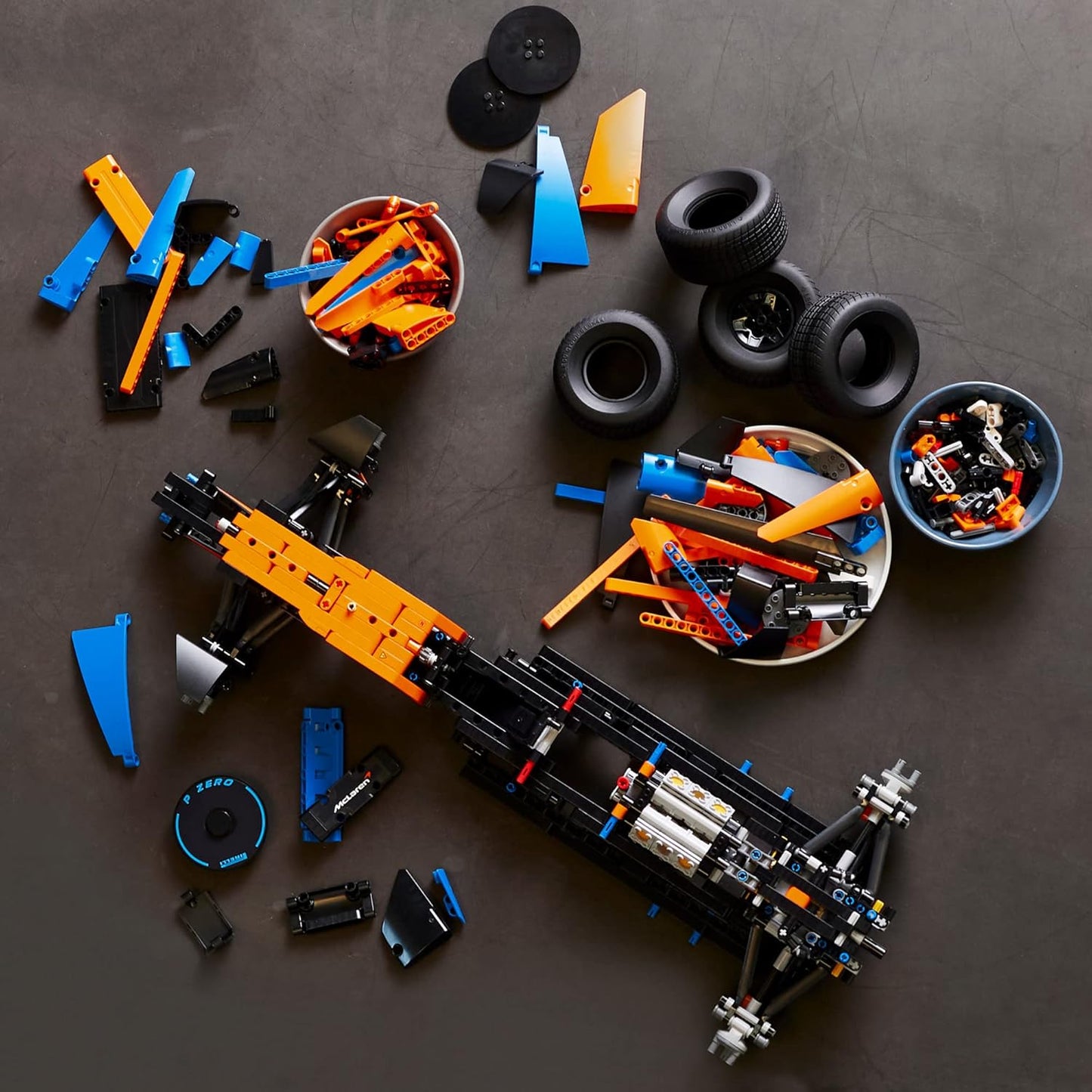LEGO 42141 Technic McLaren Formula 1 2022 Replica Race Car Model Building Kit, F1 Motor Sport Set Birthday Gift Idea for Adults, Men, Women, Him, Her, Husband, Collectible Home Decor