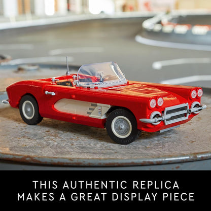 LEGO Icons Corvette Model Car Kit - Buildable DIY Classic Corvette Set for Adults, Ages 18+ - Gift for Car Lovers, Him and Her - 10321