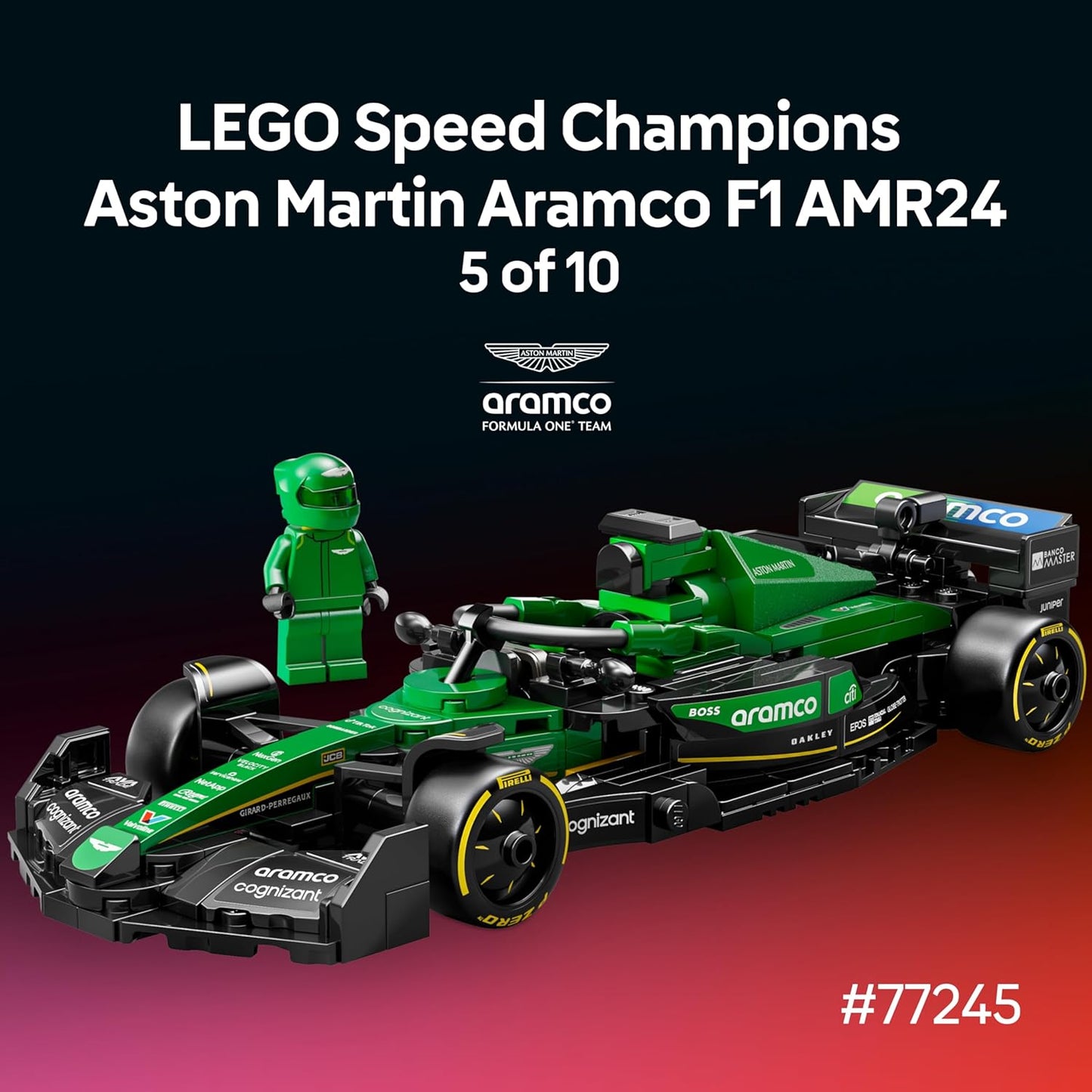 LEGO Speed Champions Ultimate Formula 1 Collector's Pack - Contains 10 Sets in 1 - Includes Exclusive Poster - Collectible F1 Model Car Kit - Exciting Gift for Adults and Racing Enthusiasts - 66802