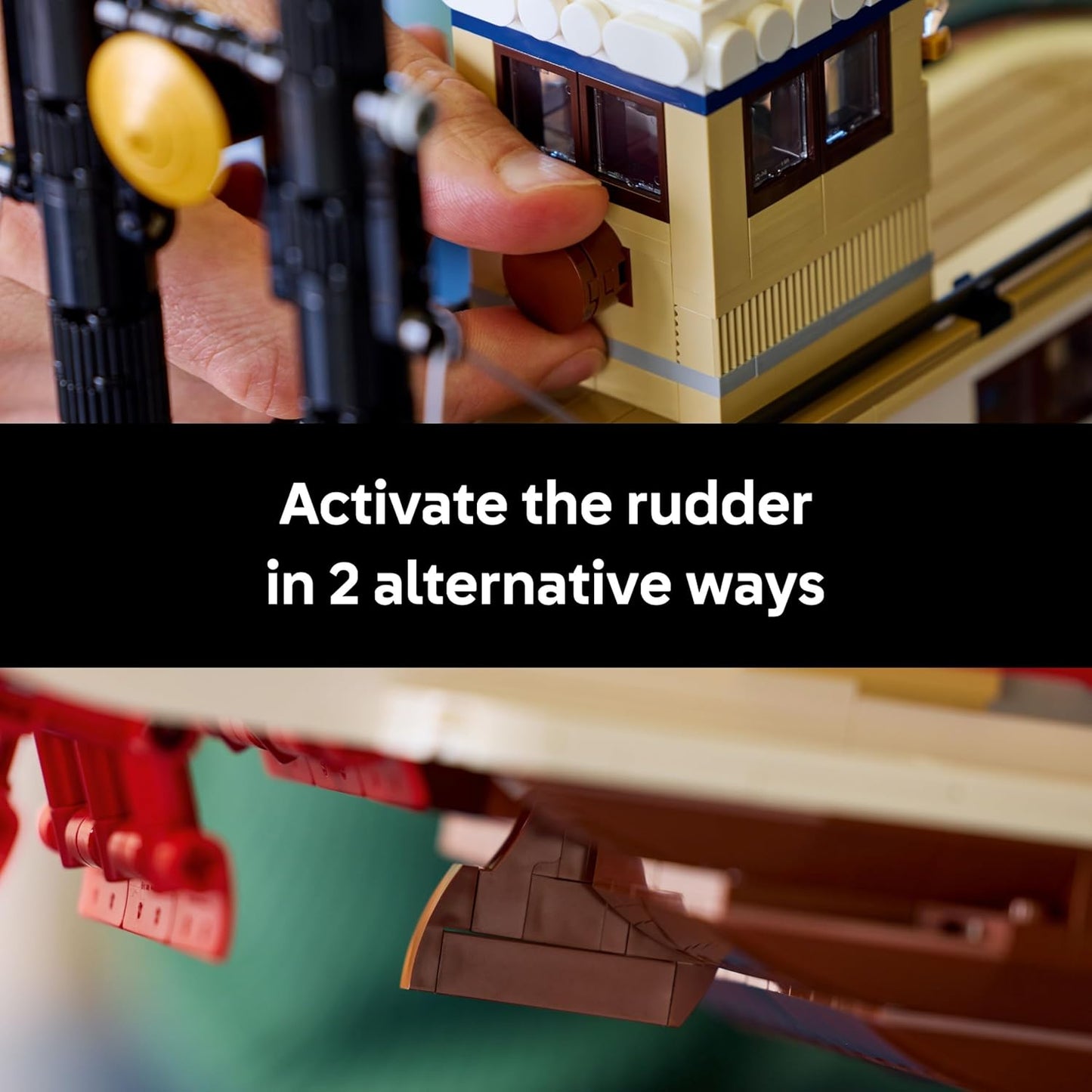 LEGO Ideas River Steamboat Building Set - Room Decor for Men & Women - Boat Model Building Kit for Adults, Ages 18+ - DIY Display for Bedroom or Office - Gift Idea for Birthdays - 21356