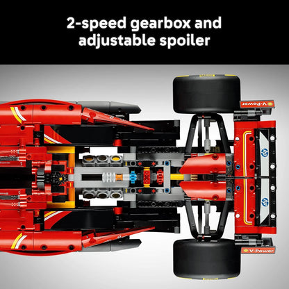LEGO Technic Ferrari SF-24 F1 Model Car Kit - Building Set for Adults, Ages 18+ with Realistic Features - Gift for Birthdays - Ferrari F1 DIY Craft for Display - 42207