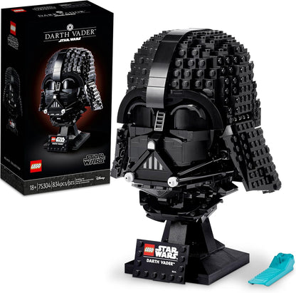 LEGO Star Wars Darth Vader Helmet Building Set, Mask Model Kit for Adults to Build and Display, Collectible Star Wars Home Décor, Gift Idea for Classic Star Wars Fans, 75304