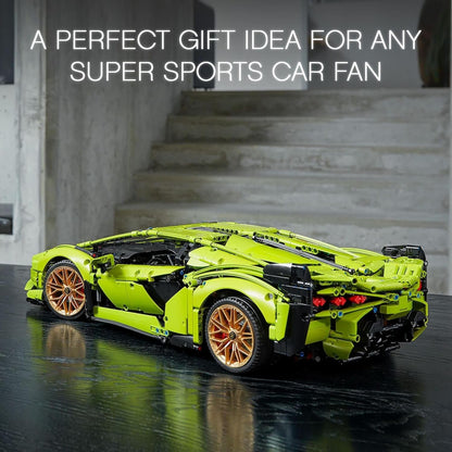LEGO Technic Lamborghini Sián FKP 37 42115 Building Set - Classic Super Car Model Kit, Exotic Eye-Catching Display, Home or Office Décor, Ideal for Adults or Car Enthusiasts