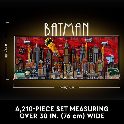 LEGO DC Batman: The Animated Series Gotham City Build and Display Adult Set with Minifigures, DC Collectible Gift for Fans of Super Hero Action and Adventure Movies, 76271