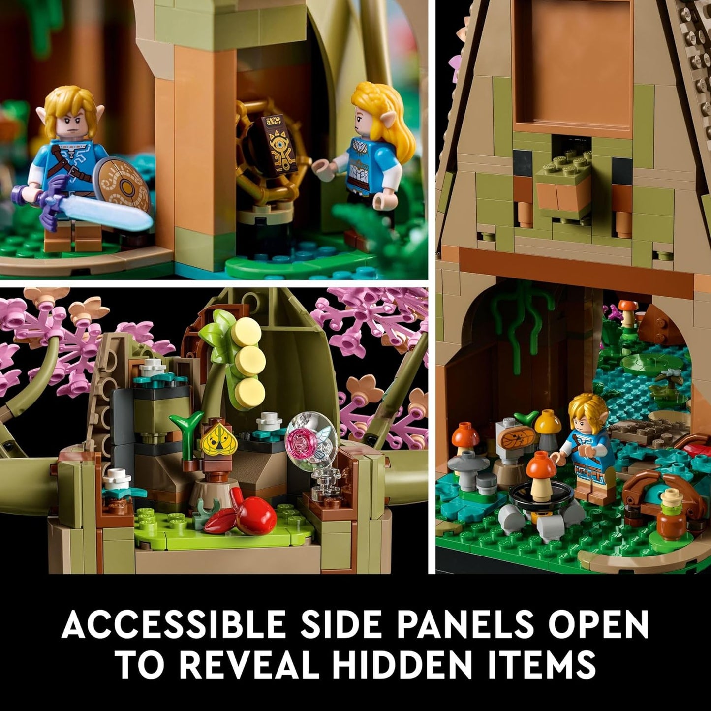 LEGO The Legend of Zelda Great Deku Tree 2in1 - Model Building Set for Adults, Ages 18+ - Collectible Zelda Kit for Home Decor, Office or Bedroom - Gift Idea for Fans of Video Game - 77092