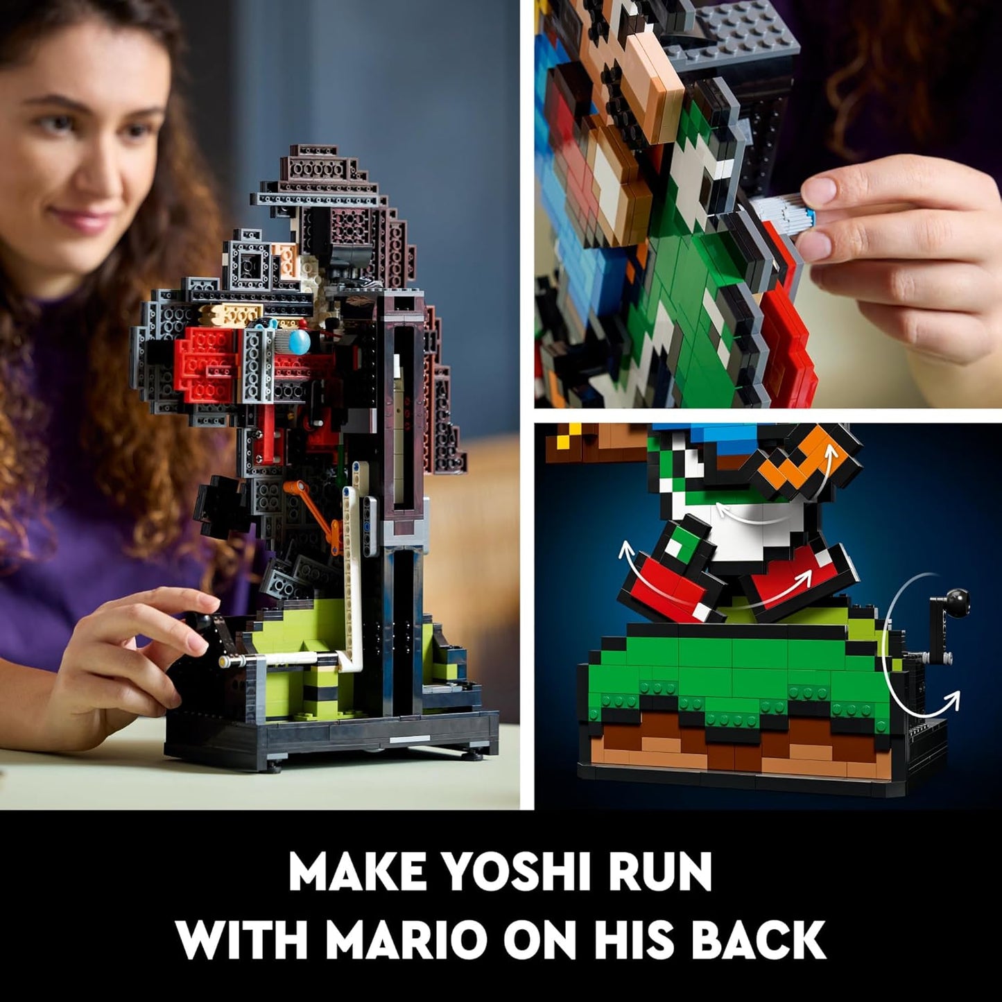 LEGO Super Mario World: Mario & Yoshi Building Set for Adults, Ages 18+ - Gift for Men & Women - Home Office or Room Decor for Fans - 71438