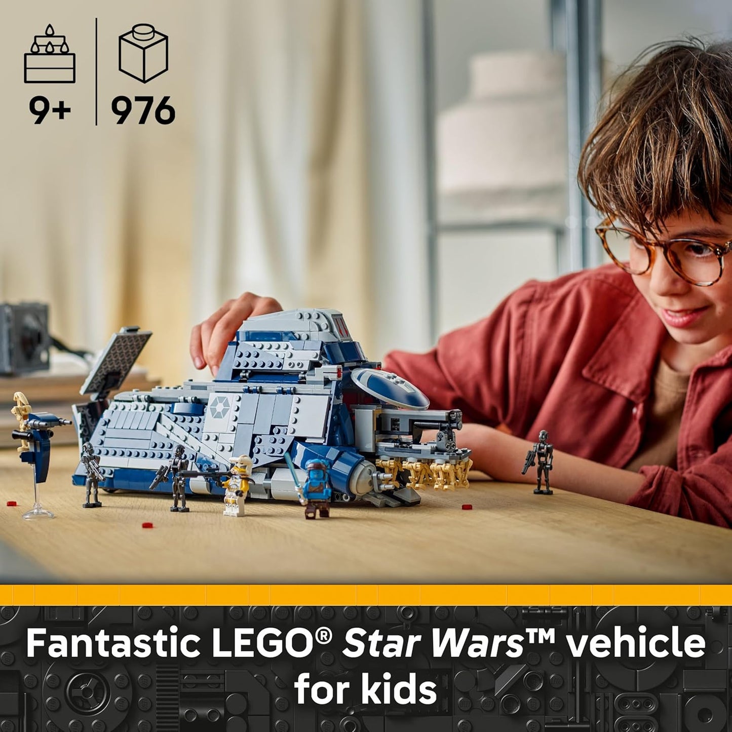 LEGO Star Wars Epic Battle Set Co-Pack - Pretend Play Building Toy for Boys & Girls, Ages 7+ - Includes 13 Droid Figures, 6 Minifigures, & Bonus Gift - Gift for Birthdays - 66808