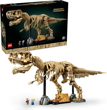 LEGO Jurassic World Dinosaur Fossils: Tyrannosaurus Rex - Building Set for Adults, Ages 18+ - Gift for Birthdays - Home Decor for Bedroom, Office, or Any Room - Collectible DIY Kit - 76968