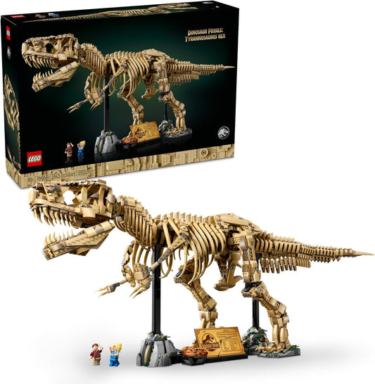 LEGO Jurassic World Dinosaur Fossils: Tyrannosaurus Rex - Building Set for Adults, Ages 18+ - Gift for Birthdays - Home Decor for Bedroom, Office, or Any Room - Collectible DIY Kit - 76968