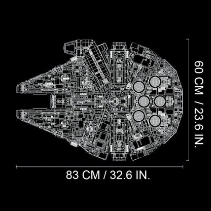 LEGO Star Wars Millennium Falcon - Building Set for Adults, Ages 16+ - Gift for Birthday - Movie Collectible Model Kit - Display in Home or Office - 75192