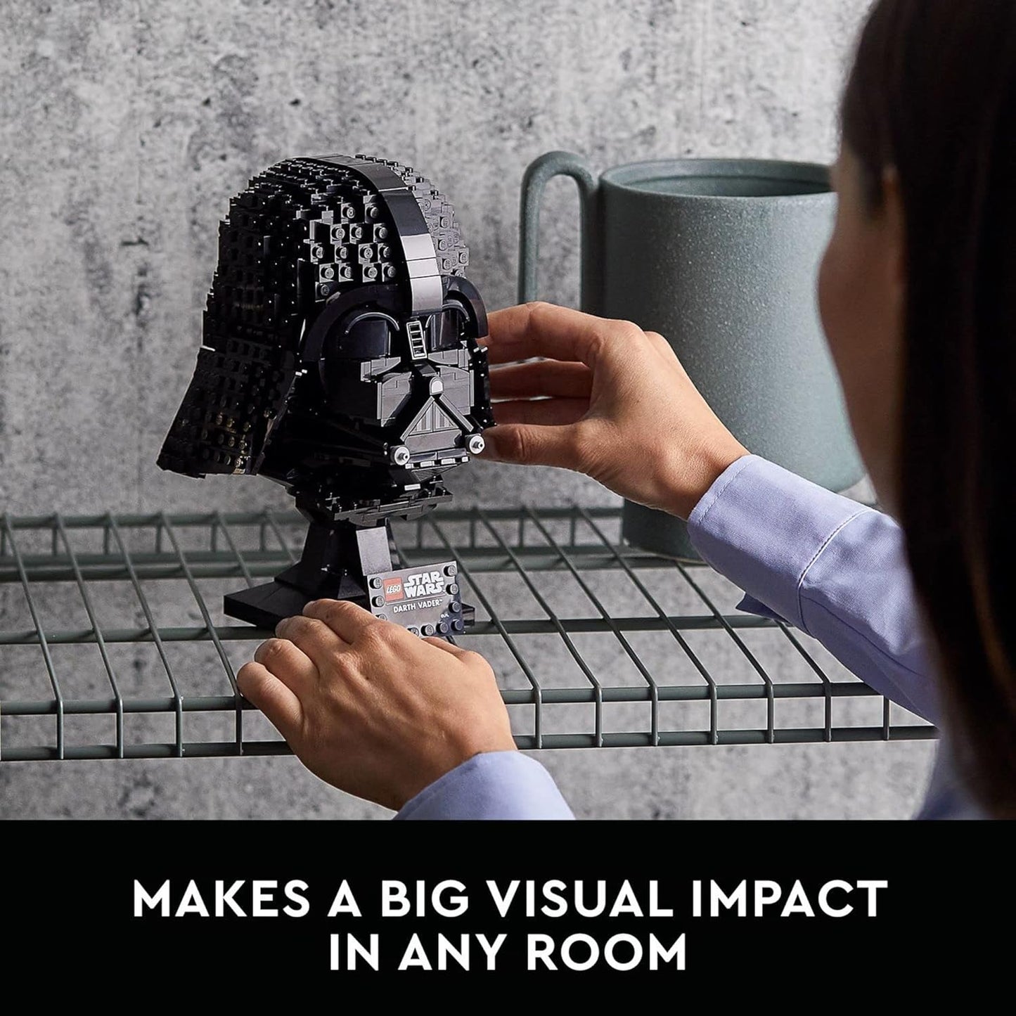 LEGO Star Wars Darth Vader Helmet Building Set, Mask Model Kit for Adults to Build and Display, Collectible Star Wars Home Décor, Gift Idea for Classic Star Wars Fans, 75304