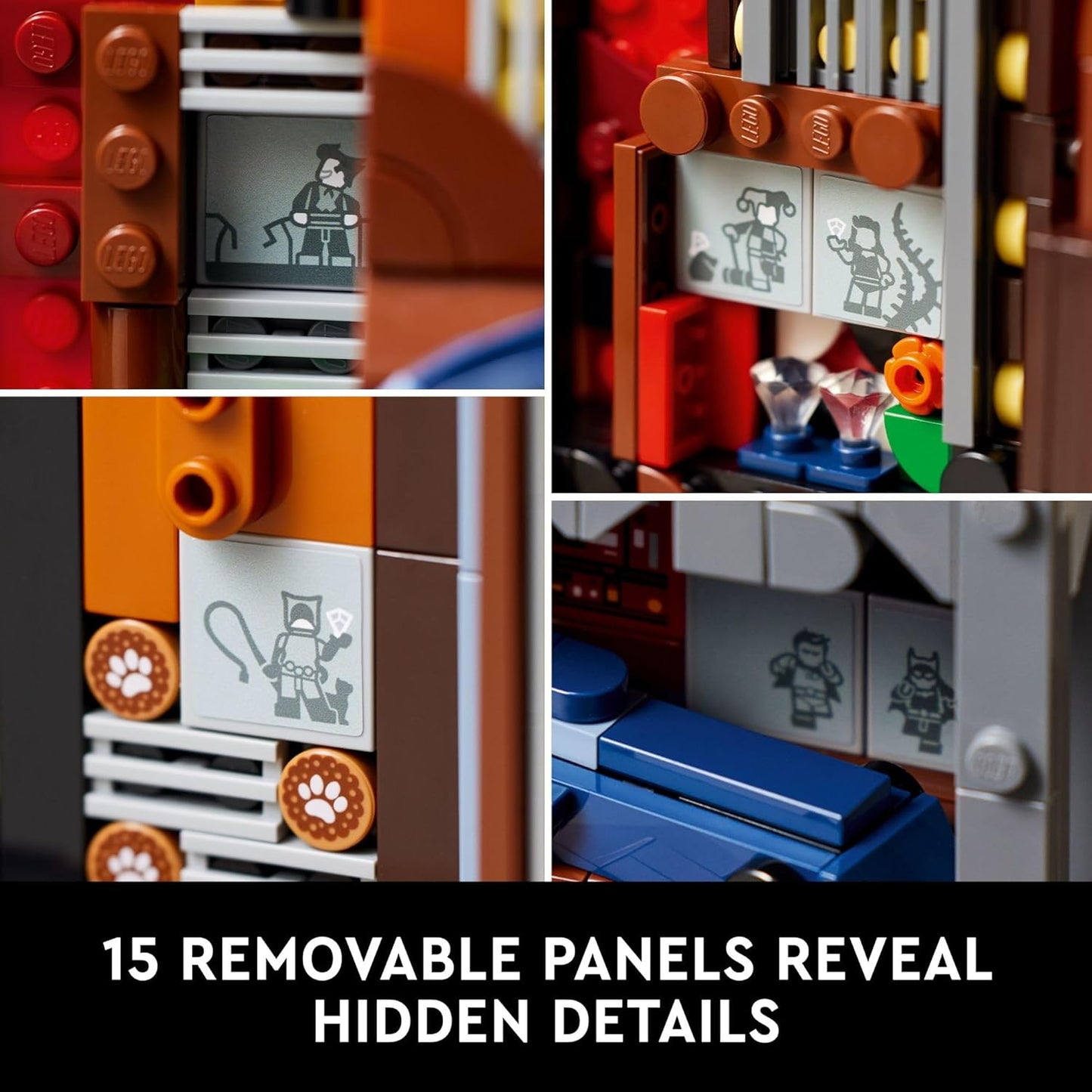 LEGO DC Batman: The Animated Series Gotham City Build and Display Adult Set with Minifigures, DC Collectible Gift for Fans of Super Hero Action and Adventure Movies, 76271