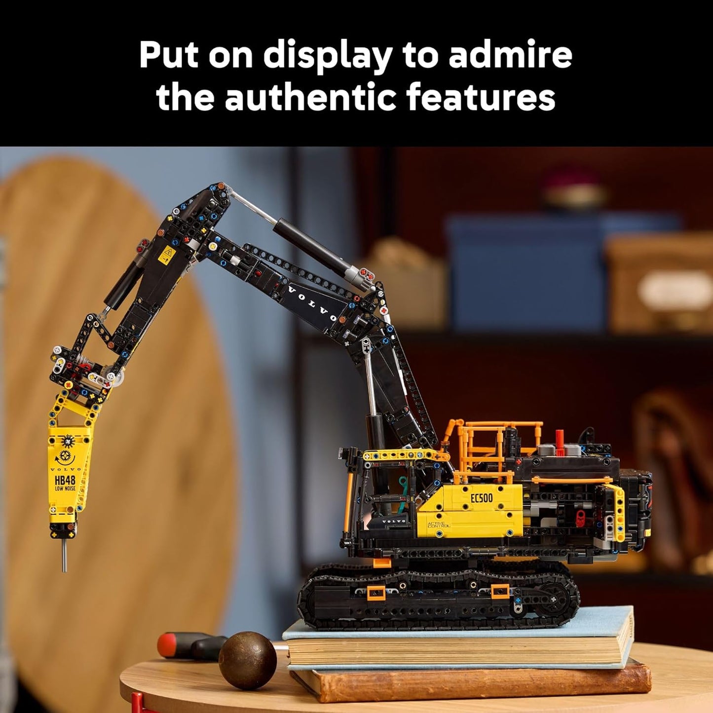 LEGO Technic Volvo EC500 Hybrid Excavator - Building Set for Adults - Collectible Model Kit for Men & Women, Ages 18+ - Gift Idea for Those Who Enjoy 3D Puzzles, DIY Kits, or Engineering - 42215