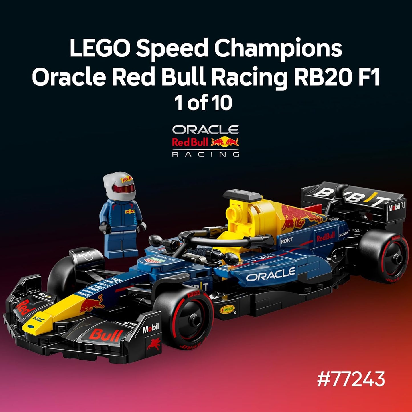 LEGO Speed Champions Ultimate Formula 1 Collector's Pack - Contains 10 Sets in 1 - Includes Exclusive Poster - Collectible F1 Model Car Kit - Exciting Gift for Adults and Racing Enthusiasts - 66802