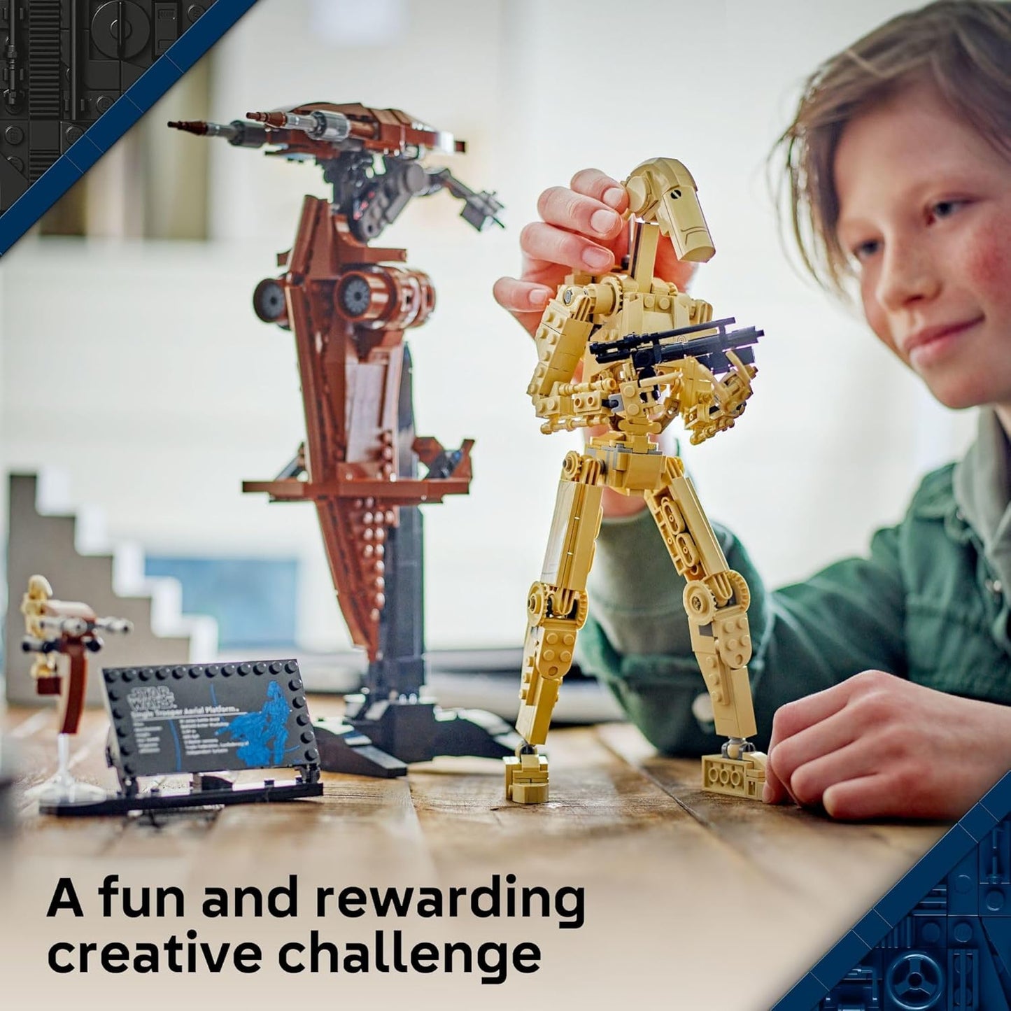 LEGO Star Wars: The Phantom Menace Battle Droid with STAP - Building & Learning Toy for Boys & Girls, Ages 12+ - Star Wars Toy & Model Kit - Gift Idea for Kids - 75428